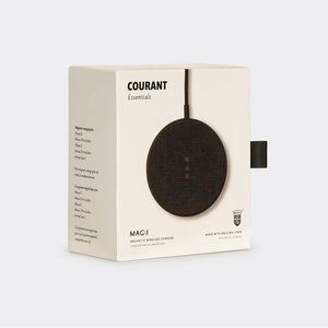 NIB COURANT MAG:1 CLASSICS
Magnetic wireless charger 
Belgian linen lining